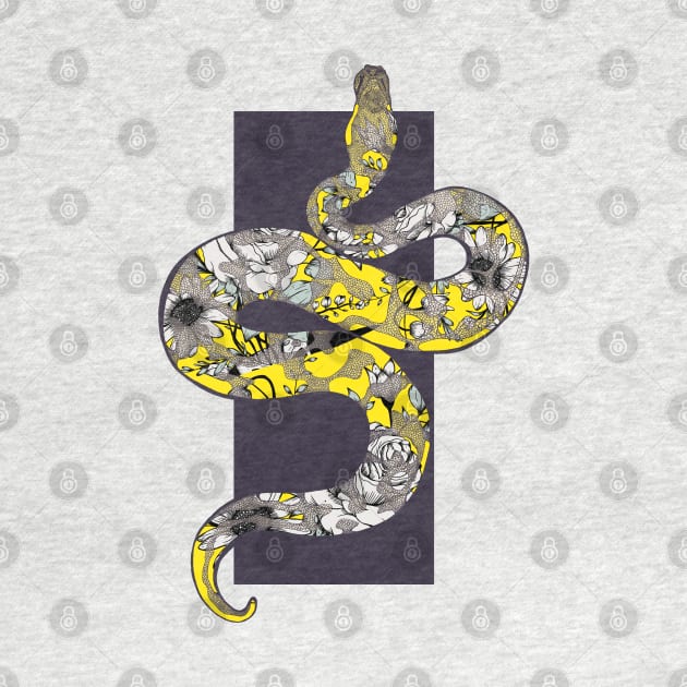 Floral Snake by Jess Adams